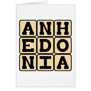Anhedonia, Incapacidad para Experimentar Placer