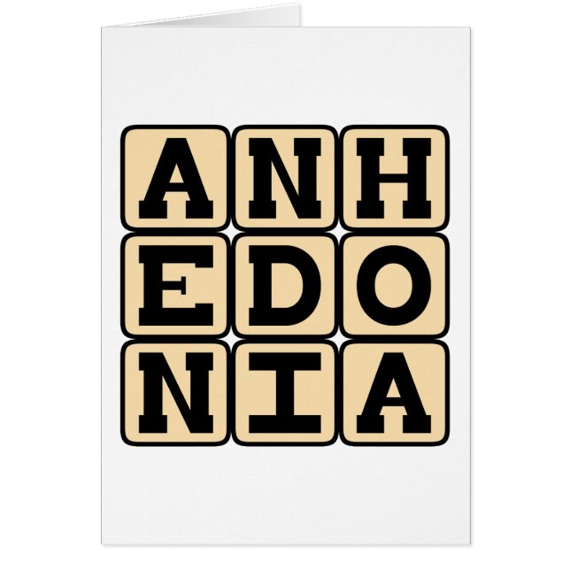 Anhedonia, Incapacidad para Experimentar Placer (Frente)