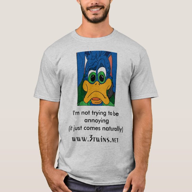 Añil - camiseta molesta (Anverso)