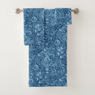 Añil de William Morris y azul de cielo indios,