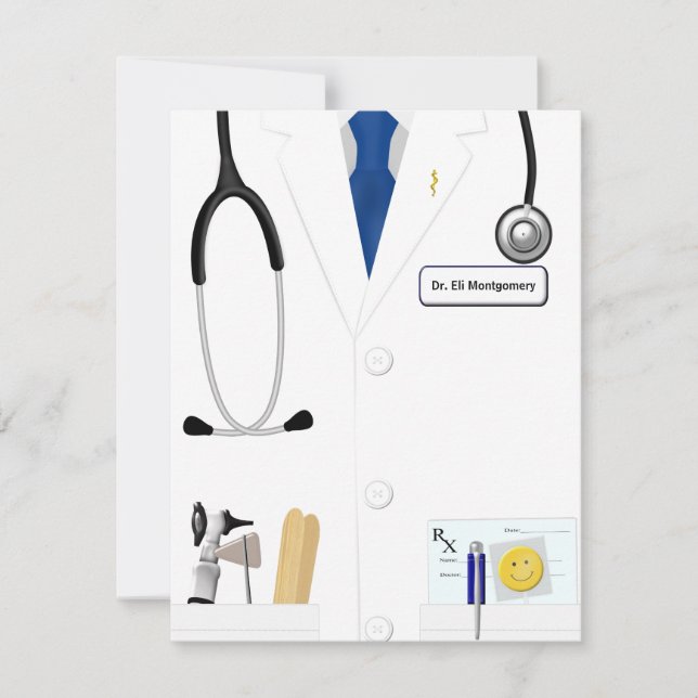 Anillo azul Invitación Médica nuevo (Anverso)