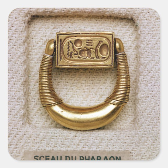 Anillo con el sello del general Horemheb (Anverso)