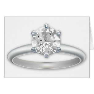 Anillo de diamante Bling Clipart