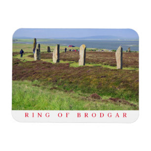 Anillo de imán de refrigerador con vista a Brodgar