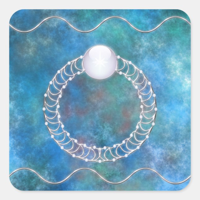Anillo de Pegatinas de agua (Anverso)