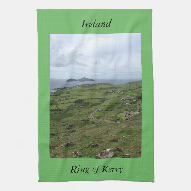 Anillo de toalla irlandés de cocina de Kerry (Vertical)