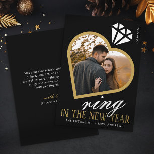Anillo Elegante en el Año Nuevo Compromiso Navidad