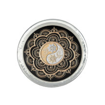 Mandalá de Oro y Plata
