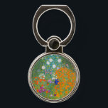 Anillo Para Móvil Gustav Klimt - Jardín de flores<br><div class="desc">Jardín de flores - Gustav Klimt en 1905-1907</div>