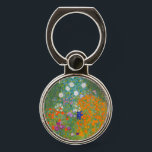 Anillo Para Móvil Gustav Klimt - Jardín de flores<br><div class="desc">Jardín de flores - Gustav Klimt en 1905-1907</div>