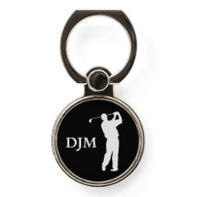 Monograma Plata Silhouette Golfer