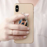 Anillo Para Móvil Sr. y Sra. Boda Personalizada Foto<br><div class="desc">Añade tu foto boda favorita con tu nuevo nombre para el puesto de anillos de teléfono.</div>