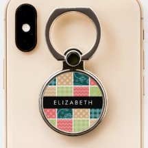 Zigzag, Chevron, Gingham, Puntos Polka, Tu Nombre