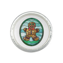 Vidrio teñido de pan de jengibre