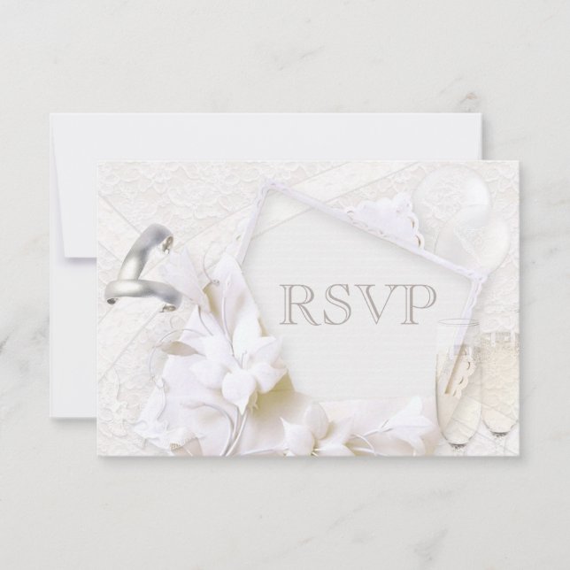 Anillos bodas y gafas de champán RSVP (Anverso)