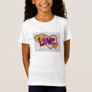 Anillos de amor Purpurina camiseta de arte Inspira