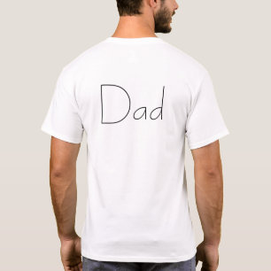 Anillos de Boda Minimalistas para Papá Camiseta Bl