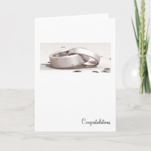 Anillos entrelazados - Tarjetas de felicitación