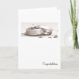 Anillos entrelazados - Tarjetas de felicitación