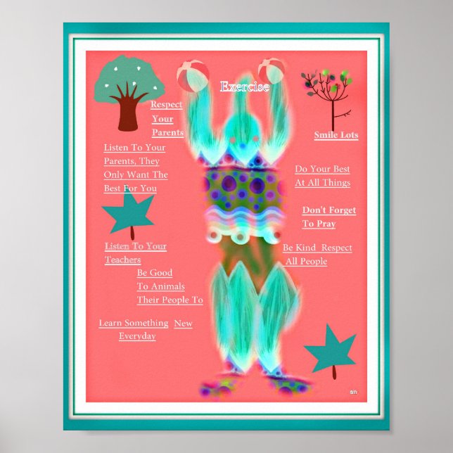 ANIMACIÓN PARA LOS NIÑOS. Póster (Frente)