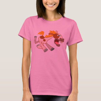 Animadas camisetas de mujeres de caballos de la Pe