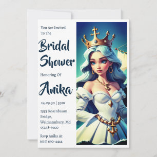 animador clásico invitaciones a la ducha de bodas 