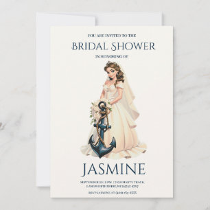 animador clásico invitaciones a la ducha de bodas 