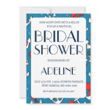 animador clásico invitaciones a la ducha de bodas