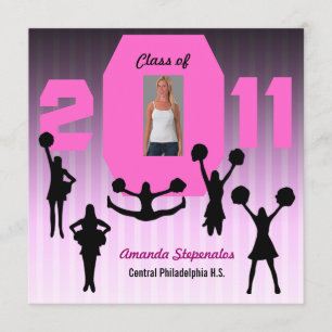 Animador de invitación a graduación XCP194 Rosa