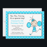 Animador Turquesa anima invitación de cumpleaños<br><div class="desc">Comience bien con su fiesta con nuestra encantadora invitación al cumpleaños Fiesta con la figura más alegre del animador. Una invitación perfecta para tu animadora. Sólo personaliza con tu información y estás listo para ir! En nuestra tienda también están disponibles artículos que coinciden, como sellos de cumpleaños, pegatinas de favores,...</div>