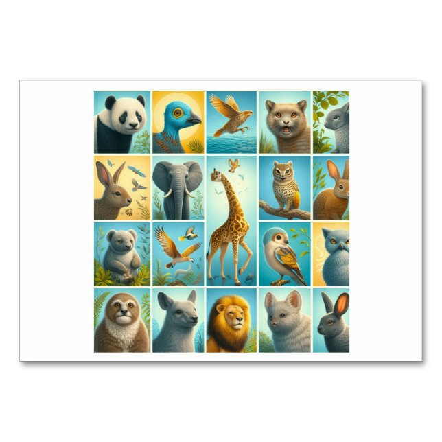 Animal (動 物 / ど う つ) - Tarjetas Flash japonesas (Anverso)