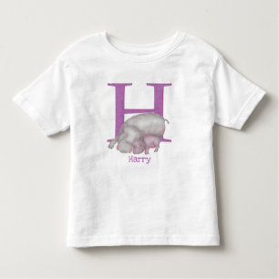 Animal ABC H es para camiseta hippo