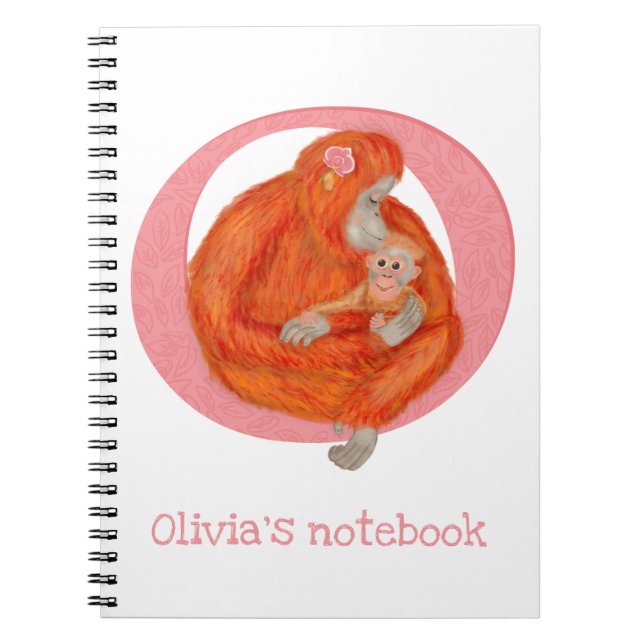 Animal ABC O es para un cuaderno de orangután (Frente)
