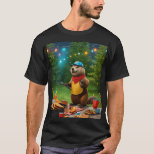 "Animal BBQ Fiesta - Camiseta divertida y capricho