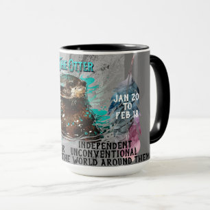 "Animal Espiritual" Taza de Café Nutria Ene - Feb