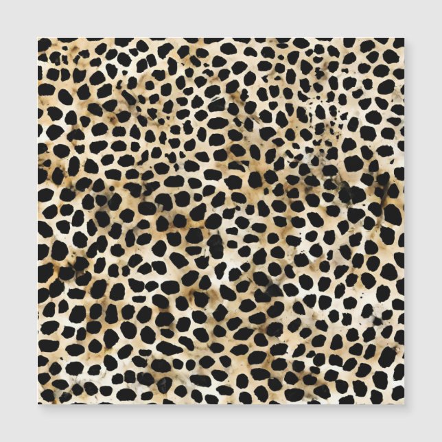 Animal Print - Magnetic Card (Anverso)