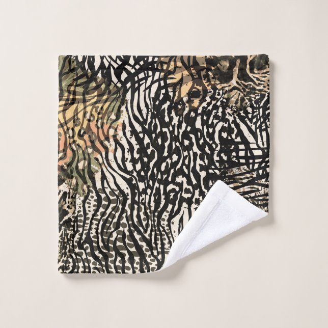 Animal print modern Luxury set towel (Toallita)
