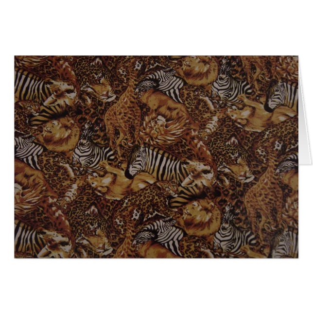 ANIMAL SAFARI JUNGLE (Anverso (Horizontal))