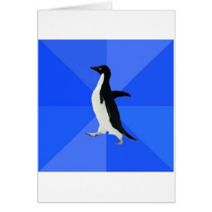 Animal social torpe Meme del consejo del pingüino