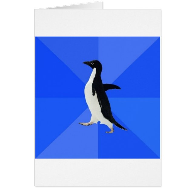 Animal social torpe Meme del consejo del pingüino (Frente)