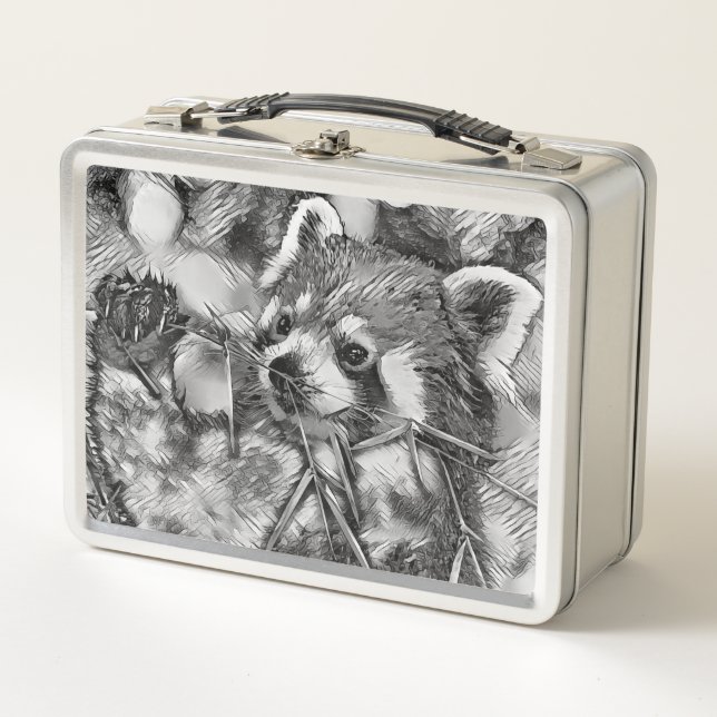 AnimalArtBW_RedPanda_001 (Anverso)