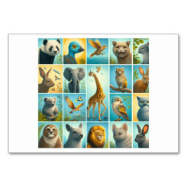 Animales (动 物 / dòng wù) - Tarjetas Flash chinas