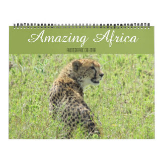 animales africanos calendario grande 2025