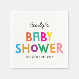 Animales africanos personalizan la servilleta Baby