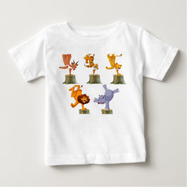Animales bailarines Toddler Fine Jersey T shirt