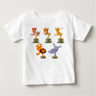 Animales bailarines Toddler Fine Jersey T shirt