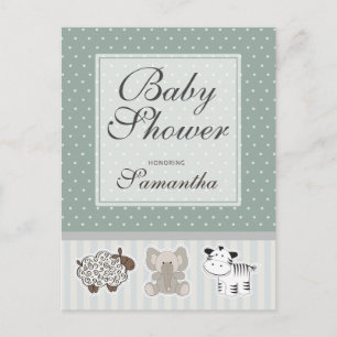 Animales Bebés para Invitación de Baby Shower