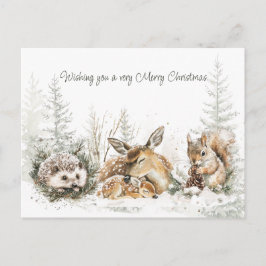 Animales Bosque Invierno Navidad 