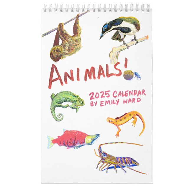 Animales! Calendario 2025 (Tapa)