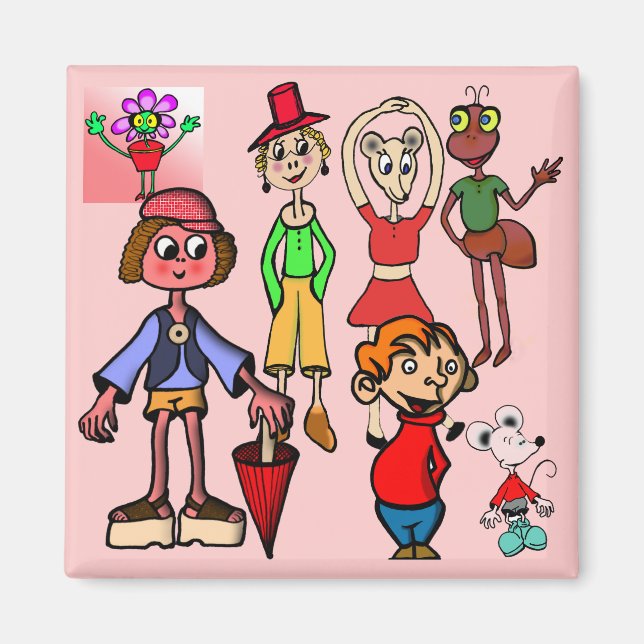 animales con personalizado de imán (Frente)